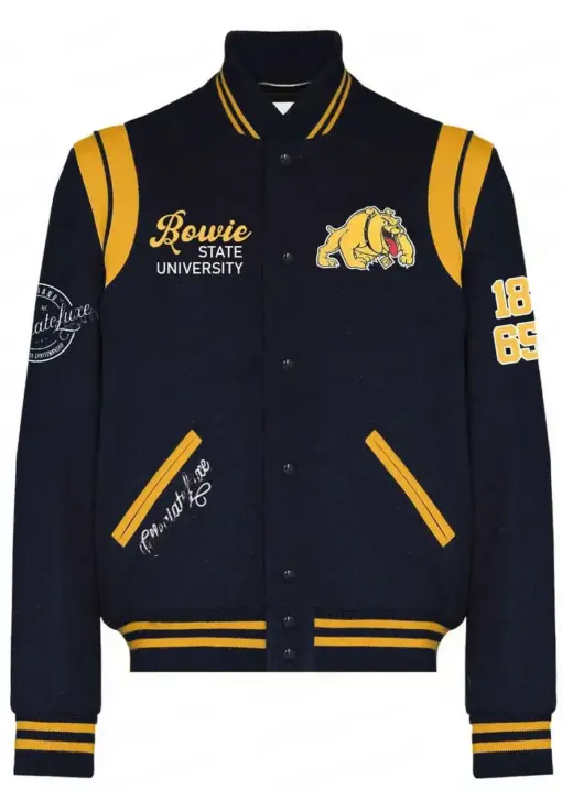 Bowie St Black Varsity Jacket Bowie St Black Varsity Jacket