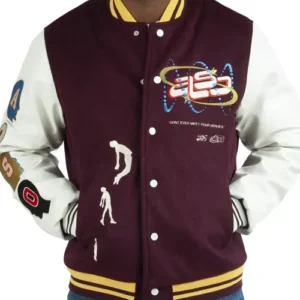 Bret John Heroes Almost Someday Wool Varsity Jacket