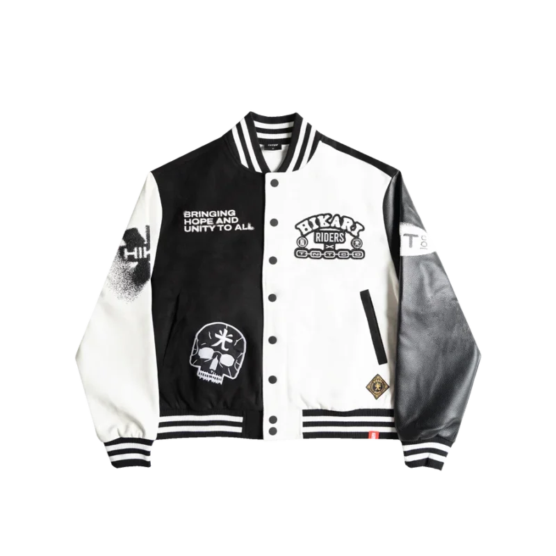 Bringing Hope And Unity To All Black And White Varsity Jacket