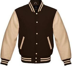 Brown Varsity Jacket Mens