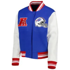 Buffalo Bills Nfl Blue White Varsity Jacket