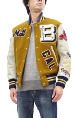 Bulldogs Cal Melton Wool And Leather Varsity Jacket The Bulldogs Cal Melton Wool And Leather Varsity Jacket is a classic piece of collegiate fashion that combines tradition, style, and durability. Inspired by the proud heritage of the Bulldogs Cal team, this varsity jacket is designed for fans, students, and collectors who want to showcase their team spirit in style. Its deep, bold colors and premium materials make it a standout piece suitable for both casual and semi-formal occasions. Crafted from a wool-blend body and genuine leather sleeves, the Bulldogs Cal Melton Wool And Leather Varsity Jacket ensures both warmth and longevity. The rib-knit cuffs, collar, and hemline provide a snug varsity fit, while the snap-button closure allows easy layering over hoodies, shirts, or casual tops. Featuring authentic Bulldogs Cal lettering and classic varsity detailing, this jacket celebrates the heritage of one of college sports’ most iconic teams. Perfect for campus life, sporting events, or as a collectible piece, this jacket blends fashion with loyalty. Why Choose Us Premium Bulldogs Cal-inspired varsity jacket design Wool-blend body with genuine leather sleeves for style and durability Limited-time 50% OFF with free shipping in 2025 Trusted source for varsity and sports-themed jackets Secure worldwide delivery and excellent customer support Key Features Wool-Blend Body: Soft, warm, and durable for all-day wear Genuine Leather Sleeves: Premium black leather for contrast and style Rib-Knit Collar, Cuffs & Hem: Ensures a snug varsity fit Snap-Button Closure: Classic letterman style, easy to layer Bulldogs Cal Detailing: Embroidered team lettering and logo Soft Inner Lining: Comfortable and breathable for daily use Functional Pockets: Side and interior storage for essentials Classic Colorway: Bold team-inspired colors for standout style Unisex Fit: Suitable for both men and women Collector’s Appeal: Perfect for students, alumni, and varsity jacket enthusiasts Conclusion The Bulldogs Cal Melton Wool And Leather Varsity Jacket is more than outerwear—it’s a statement of team pride, tradition, and style. With its wool-blend body, leather sleeves, and authentic Bulldogs Cal detailing, this jacket perfectly balances fashion and functionality. Whether you’re heading to a game, walking around campus, or adding to your collection, this jacket offers both comfort and a bold statement. Order now to take advantage of 50% OFF with free shipping in 2025.