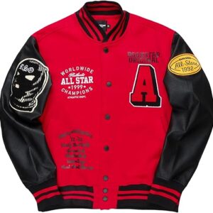 C2H4 X Mastermind World Baseball Letterman Jacket