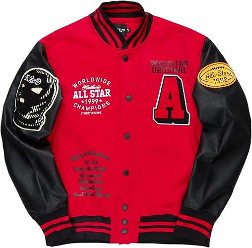 C2H4 X Mastermind World Baseball Letterman Jacket