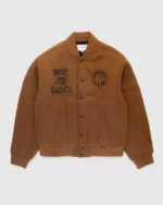 Carhartt Wip Work Deep Hamilton Brown Varsity Jacket