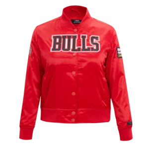 Chicago Bulls Classic Satin Varsity Jacket