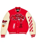 Off-White and The Chicago Bulls Varsity Jacket
