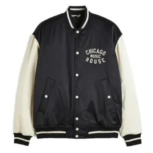 Chicago House Music Baseball Black Jacket