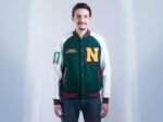 Class 17 Novojackets Green And White Varsity Jacket