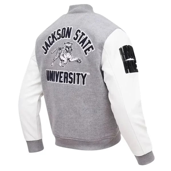 Classic-Jackson-State-Tigers-Gray-And-White-Varsity-Jacket.webp