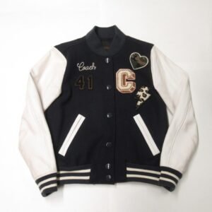 Coach 41 Black And White Varsity Jacket