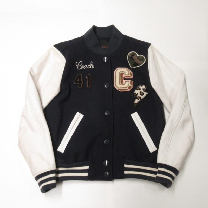 Coach 41 Black And White Varsity Jacket