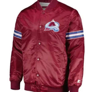 Colorado Avalanche Pick & Roll Burgundy Jacket