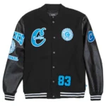 Cookies International Black Letterman Jacket