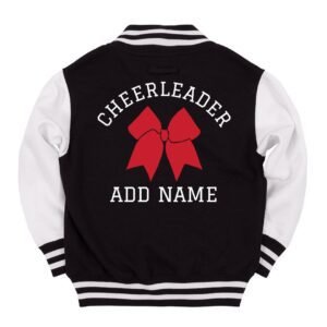 Custom Cheer Design Add Name Varsity Jacket