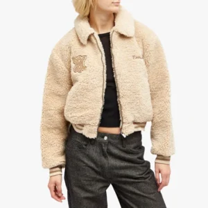 Daily Paper Rasra Birch White Varsity Jacket