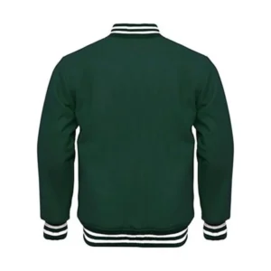 Dark Green Varsity Jacket