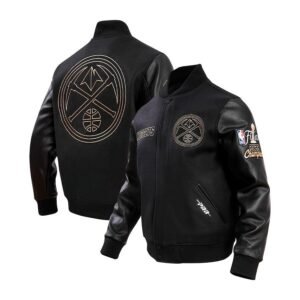 Denver Nuggets Pro Standard Black 2023 NBA Finals Champions Varsity Jacket