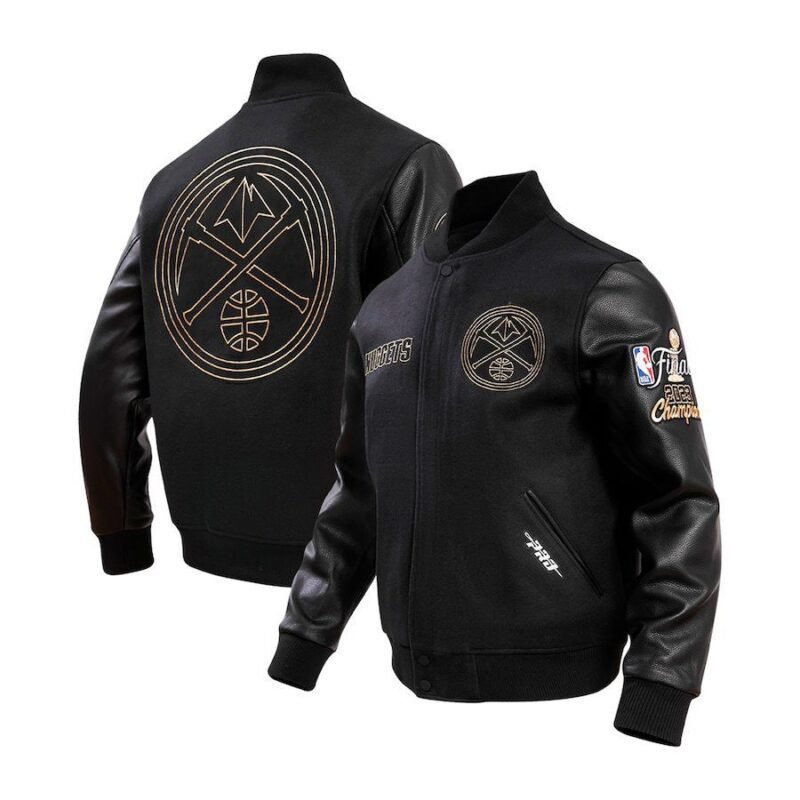 Denver Nuggets Pro Standard Black 2023 NBA Finals Champions Varsity Jacket