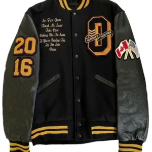 Drake Black Varsity Jacket