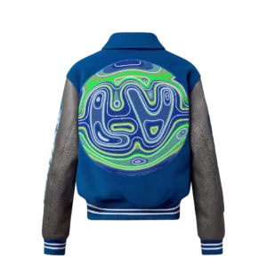 Embroidered Varsity Froze Blouson
