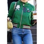 Emma-Roberts-Green-Bomber-Jacket-1.jpg