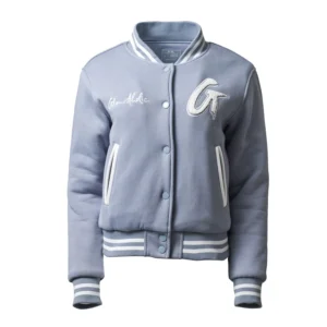 Essential Gray Varsity Jacket