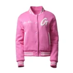 Essential Hot Pink Varsity Jacket