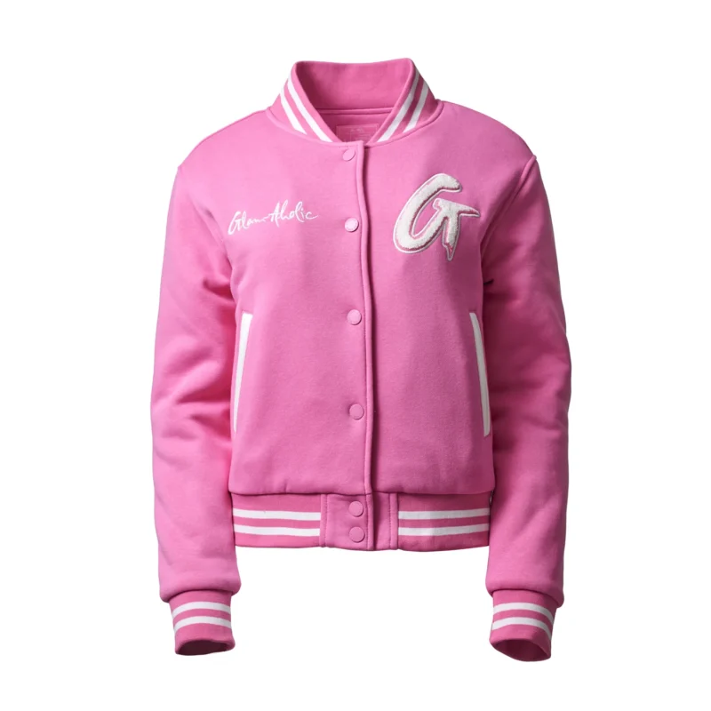 Essential Hot Pink Varsity Jacket