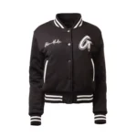 Essential Medium Black Varsity Jacket