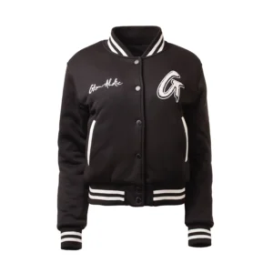 Essential Medium Black Varsity Jacket