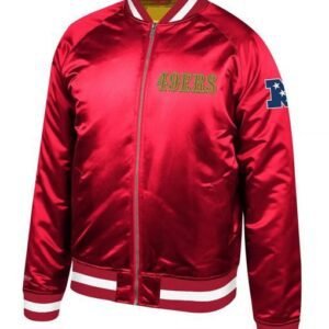 Faithful To The Bay Red Bomber Jacket