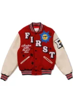 First Row Sunshine Red Varsity Jacket