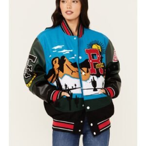 First Row Womens Grand Tour Varsity Jacket