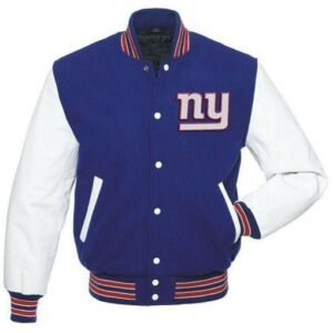 Giants New York Blue Letterman Jacket