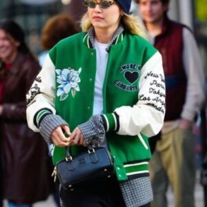 Gigi Hadid Carhartt Varsity Jacket