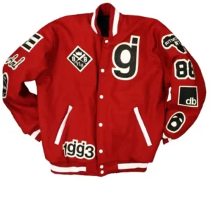 Glassjaw Letterman Wool Red Jacket