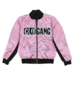 Glo Gang Fool Ya Satin Bomber Jacket