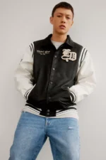 Global Crew Champion 1982 Black And White Varsity Jacket