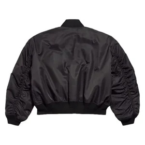 Globetrotter Nylon Satin Bomber Jacket
