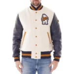 Golden Bear Patch Varsity Jacket