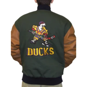 Gordon Bombay Mighty Ducks Movie Varsity Letterman Jacket
