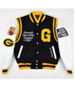 Grambling State University Motto 2.0 Black Varsity Jacket