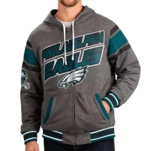 Gray Philadelphia Eagles Extreme Hoodie