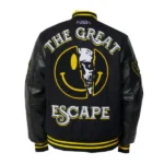 Great Escape Black Varsity Letterman Jacket