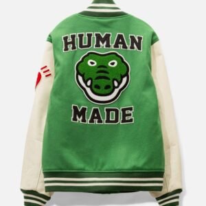 Green And White Varsity Jacket
