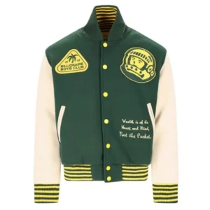 Green BBC Varsity Jacket