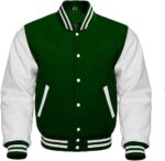 Green Mens Varsity Jacket