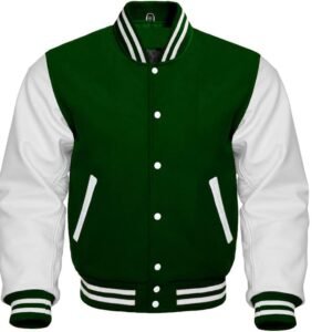 Green Mens Varsity Jacket
