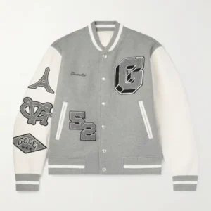 Grey Varsity Jacket